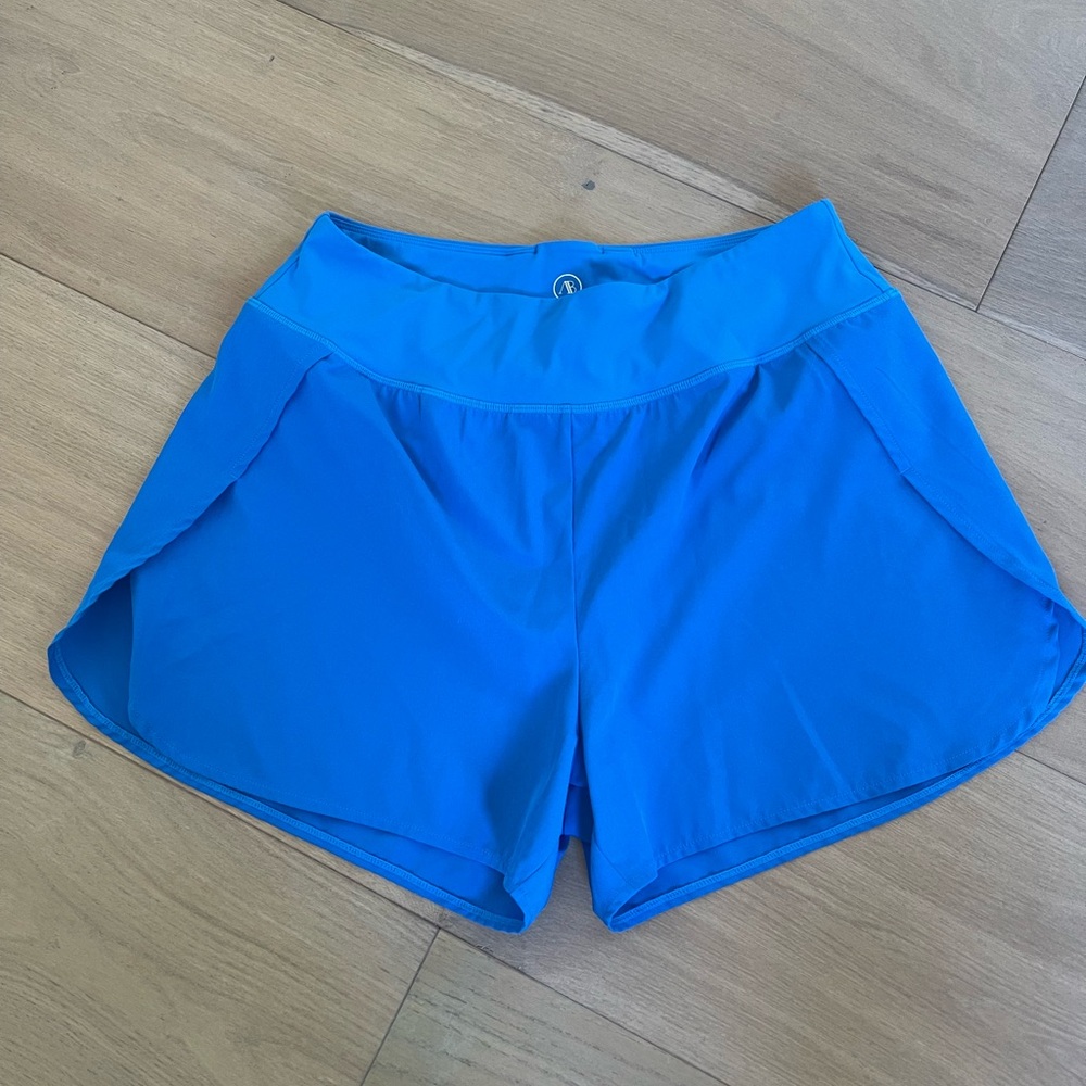 Addison Bay Blue Athletic Shorts Lightweight Stretchy